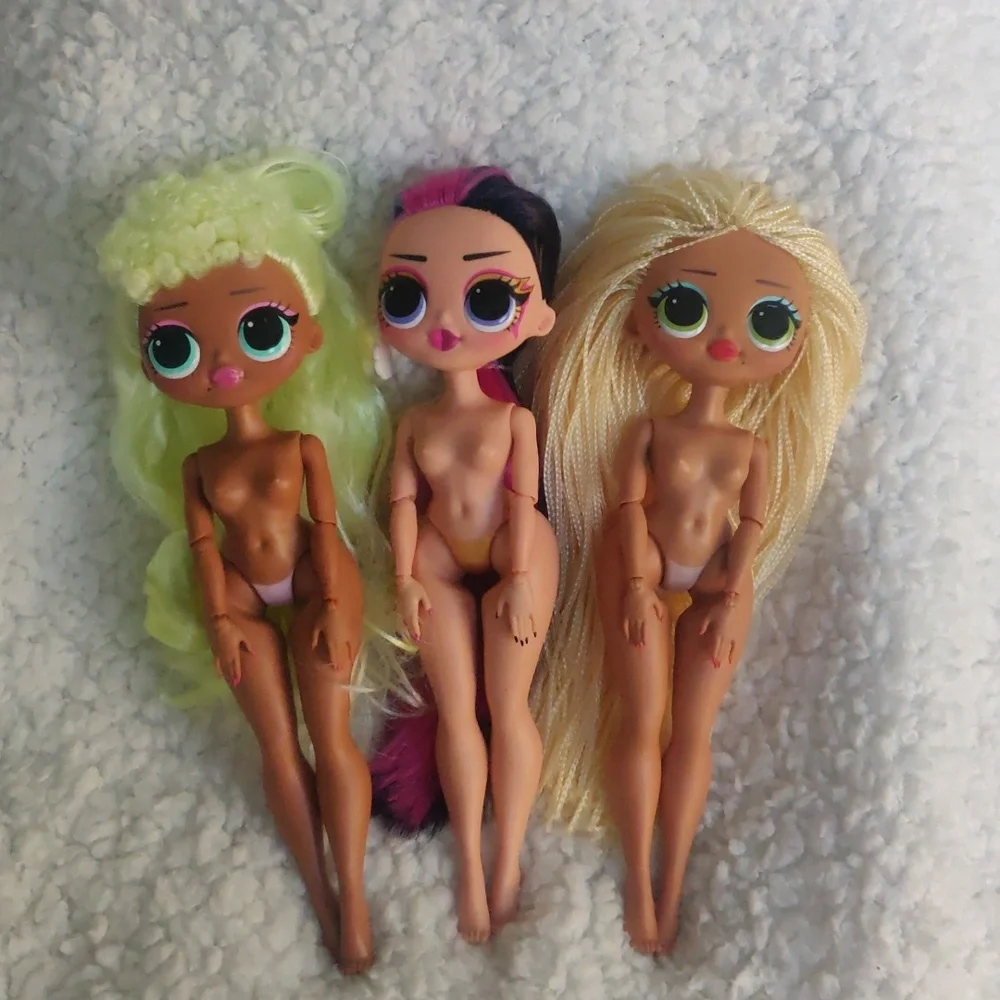 LOL Surprise OMG Dolls Lot of 3 Fashion Dolls 10
